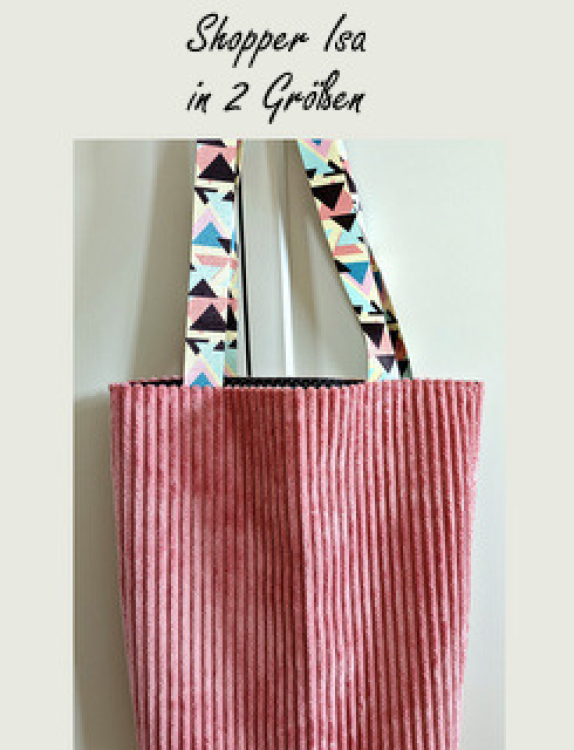 Anleitung  & Freebook - Shopper Isa - in 2 Größen
